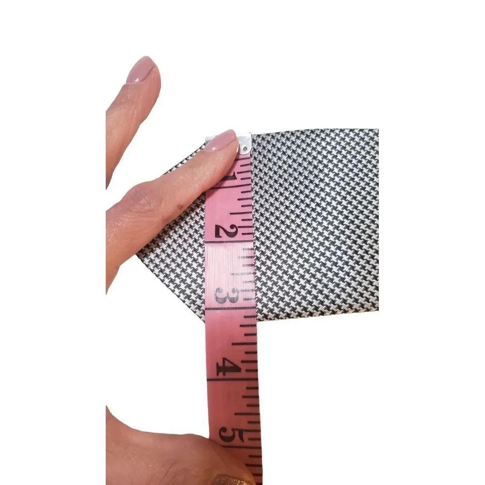 Weishang Mens Black White Hand Made‎ 100% Silk Neck Tie Made In China Luxury